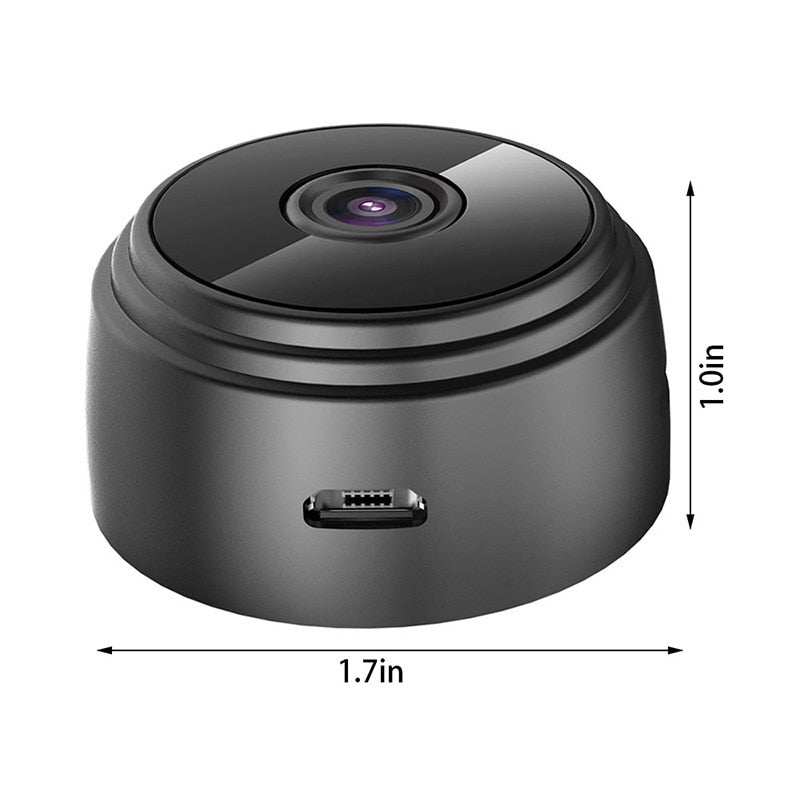 A9 Mini caméra de Surveillance IP WiFi HD 1080p  Micro enregistreur vocal sans fil, Version nocturne